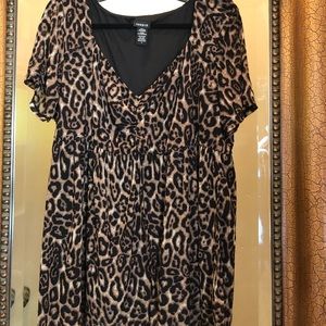 Torrid leopard blouse